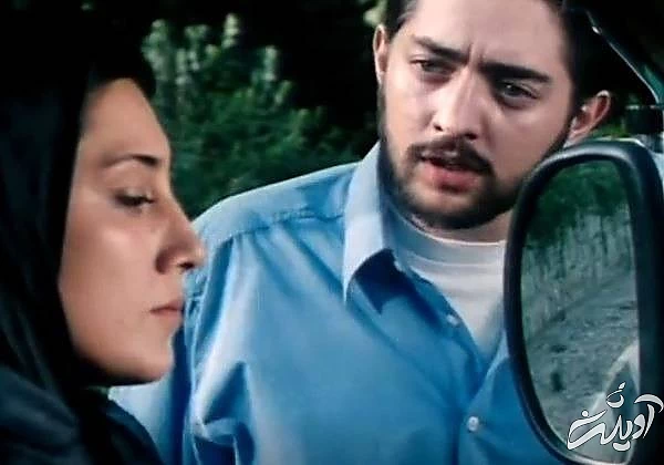 بهرام رادان و هدیه تهرانی در فیلم آبی فیلم سینمایی آبی
